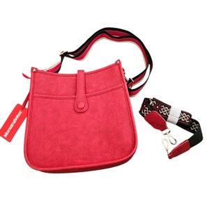 Montana West Aztec Red Conceal Carry Handbag w/ Pocket Western Crossbody